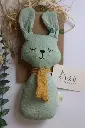 Muñeco Sonajero BIO para bebé CONEJO